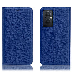 Custodia Portafoglio In Pelle Cover con Supporto H02P per OnePlus Nord N20 5G Blu