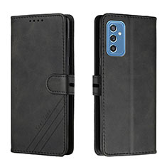 Custodia Portafoglio In Pelle Cover con Supporto H02X per Samsung Galaxy M52 5G Nero