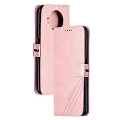 Custodia Portafoglio In Pelle Cover con Supporto H02X per Xiaomi Mi 10i 5G Oro Rosa