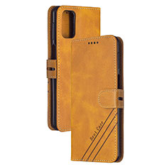 Custodia Portafoglio In Pelle Cover con Supporto H02X per Xiaomi Mi 10T 5G Marrone Chiaro