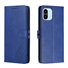 Custodia Portafoglio In Pelle Cover con Supporto H02X per Xiaomi Poco C51 Blu