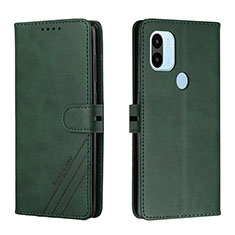 Custodia Portafoglio In Pelle Cover con Supporto H02X per Xiaomi Redmi A1 Plus Verde