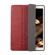 Custodia Portafoglio In Pelle Cover con Supporto H03 per Apple iPad 10.2 (2020) Rosso