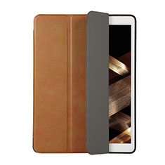 Custodia Portafoglio In Pelle Cover con Supporto H03 per Apple iPad Mini 4 Marrone