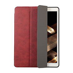 Custodia Portafoglio In Pelle Cover con Supporto H03 per Apple iPad Mini 4 Rosso
