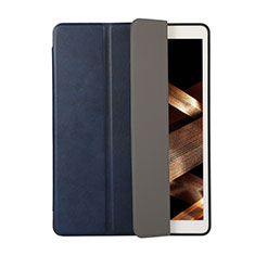 Custodia Portafoglio In Pelle Cover con Supporto H03 per Apple New iPad 9.7 (2017) Blu