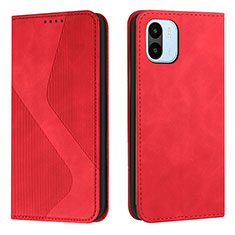 Custodia Portafoglio In Pelle Cover con Supporto H03X per Xiaomi Redmi A1 Rosso