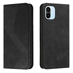 Custodia Portafoglio In Pelle Cover con Supporto H03X per Xiaomi Redmi A2 Plus Nero