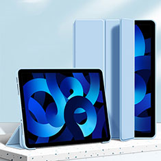 Blu Custodia Portafoglio In Pelle Cover con Supporto H04 per Apple iPad Air 4 10.9 (2020) Blu