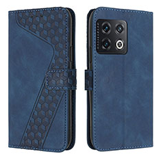Custodia Portafoglio In Pelle Cover con Supporto H04X per OnePlus Ace Pro 5G Blu