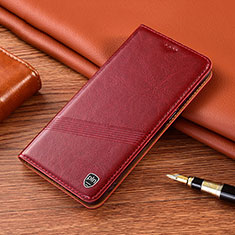 Custodia Portafoglio In Pelle Cover con Supporto H05P per Samsung Galaxy A20s Rosso