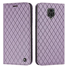 Custodia Portafoglio In Pelle Cover con Supporto H05X per Xiaomi Redmi Note 9 Pro Viola