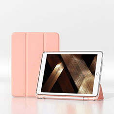 Custodia Portafoglio In Pelle Cover con Supporto H06 per Apple iPad 10.2 (2020) Rosa
