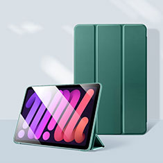 Custodia Portafoglio In Pelle Cover con Supporto H06 per Apple iPad 10.9 (2022) Verde