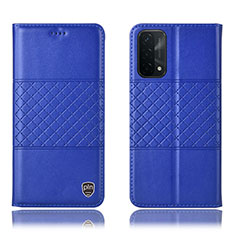 Custodia Portafoglio In Pelle Cover con Supporto H07P per OnePlus Nord N200 5G Blu