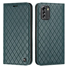 Custodia Portafoglio In Pelle Cover con Supporto H10X per Nokia G60 5G Verde