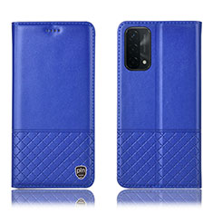 Custodia Portafoglio In Pelle Cover con Supporto H11P per OnePlus Nord N200 5G Blu