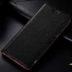 Custodia Portafoglio In Pelle Cover con Supporto H15P per Samsung Galaxy A10 Nero