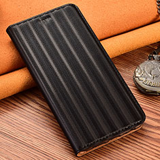 Custodia Portafoglio In Pelle Cover con Supporto H16P per Samsung Galaxy A52 4G Nero