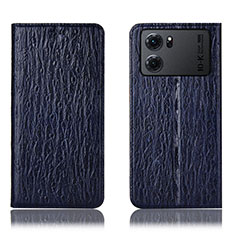 Custodia Portafoglio In Pelle Cover con Supporto H18P per Oppo K10 5G Blu