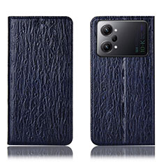 Custodia Portafoglio In Pelle Cover con Supporto H18P per Oppo K10 Pro 5G Blu