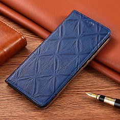 Custodia Portafoglio In Pelle Cover con Supporto H18P per Samsung Galaxy A13 5G Blu