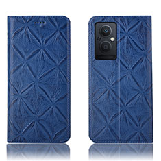 Custodia Portafoglio In Pelle Cover con Supporto H19P per OnePlus Nord N20 5G Blu