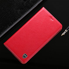 Custodia Portafoglio In Pelle Cover con Supporto H20P per Vivo iQOO 8 Pro 5G Rosso