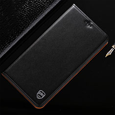 Custodia Portafoglio In Pelle Cover con Supporto H21P per Samsung Galaxy A6 Plus (2018) Nero