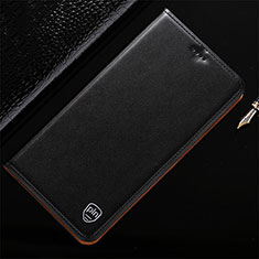 Custodia Portafoglio In Pelle Cover con Supporto H21P per Samsung Galaxy A9 Star Pro Nero