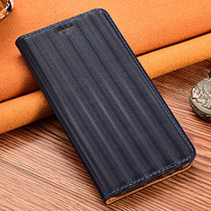 Custodia Portafoglio In Pelle Cover con Supporto H23P per Samsung Galaxy S20 Ultra 5G Blu