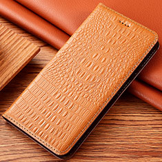 Custodia Portafoglio In Pelle Cover con Supporto H24P per OnePlus 12 5G Arancione