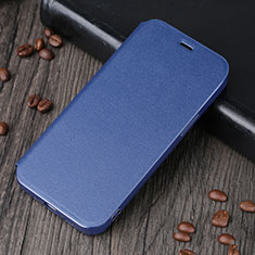 Custodia Portafoglio In Pelle Cover con Supporto H25 per Apple iPhone 13 Mini Blu