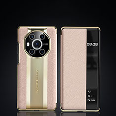 Custodia Portafoglio In Pelle Cover con Supporto JB2 per Huawei Honor Magic3 5G Oro