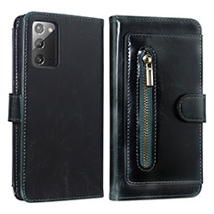 Custodia Portafoglio In Pelle Cover con Supporto JDK per Samsung Galaxy Note 20 5G Verde