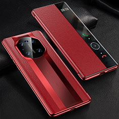 Custodia Portafoglio In Pelle Cover con Supporto K01 per Huawei Mate 40E Pro 4G Rosso