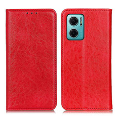 Custodia Portafoglio In Pelle Cover con Supporto K01Z per Xiaomi Redmi 10 Prime Plus 5G Rosso