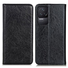 Custodia Portafoglio In Pelle Cover con Supporto K01Z per Xiaomi Redmi K50 5G Nero