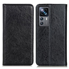 Custodia Portafoglio In Pelle Cover con Supporto K01Z per Xiaomi Redmi K50 Ultra 5G Nero