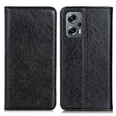 Custodia Portafoglio In Pelle Cover con Supporto K01Z per Xiaomi Redmi K50i 5G Nero