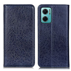 Custodia Portafoglio In Pelle Cover con Supporto K01Z per Xiaomi Redmi Note 11E 5G Blu