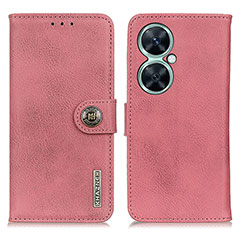 Custodia Portafoglio In Pelle Cover con Supporto K02Z per Huawei Nova 11i Rosa