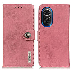 Custodia Portafoglio In Pelle Cover con Supporto K02Z per Huawei Nova 9 SE Rosa
