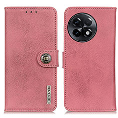 Custodia Portafoglio In Pelle Cover con Supporto K02Z per OnePlus 11R 5G Rosa