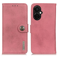 Custodia Portafoglio In Pelle Cover con Supporto K02Z per OnePlus Nord CE 3 Lite 5G Rosa