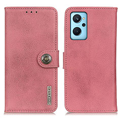 Custodia Portafoglio In Pelle Cover con Supporto K02Z per Oppo A96 4G Rosa