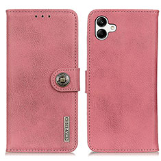 Custodia Portafoglio In Pelle Cover con Supporto K02Z per Samsung Galaxy A04E Rosa