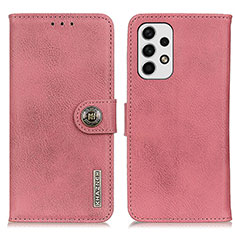 Custodia Portafoglio In Pelle Cover con Supporto K02Z per Samsung Galaxy A23 5G Rosa