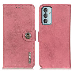 Custodia Portafoglio In Pelle Cover con Supporto K02Z per Samsung Galaxy F13 4G Rosa