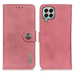 Custodia Portafoglio In Pelle Cover con Supporto K02Z per Samsung Galaxy M33 5G Rosa